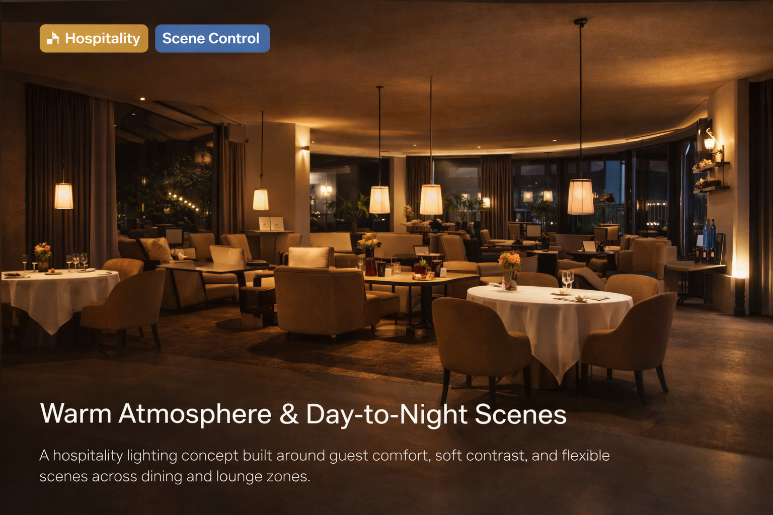 Hospitality lighting project