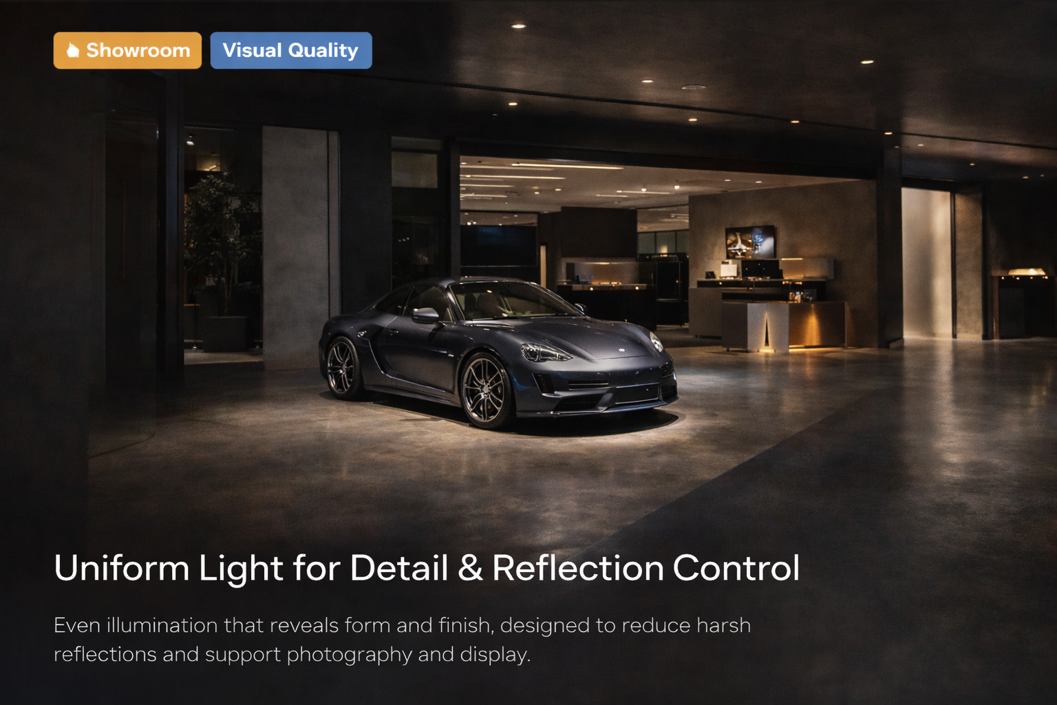 Showroom lighting project